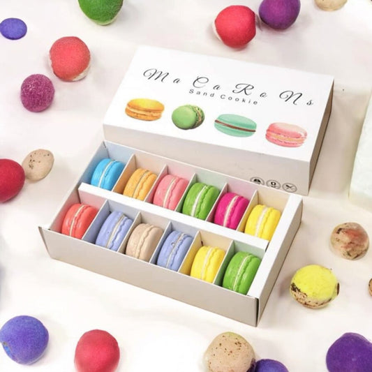 Coffrets de 12 fondants macarons