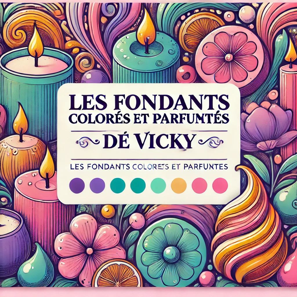 Carte Cadeaux les fondants colorés et parfumés de Vicky